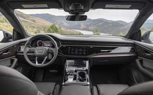 Cars wallpapers Audi Q8 55 TFSI quattro (Samurai Grey Metallic) US-spec - 2025