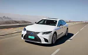 Cars wallpapers Lexus LS 500h AWD (Sonic White) - 2017