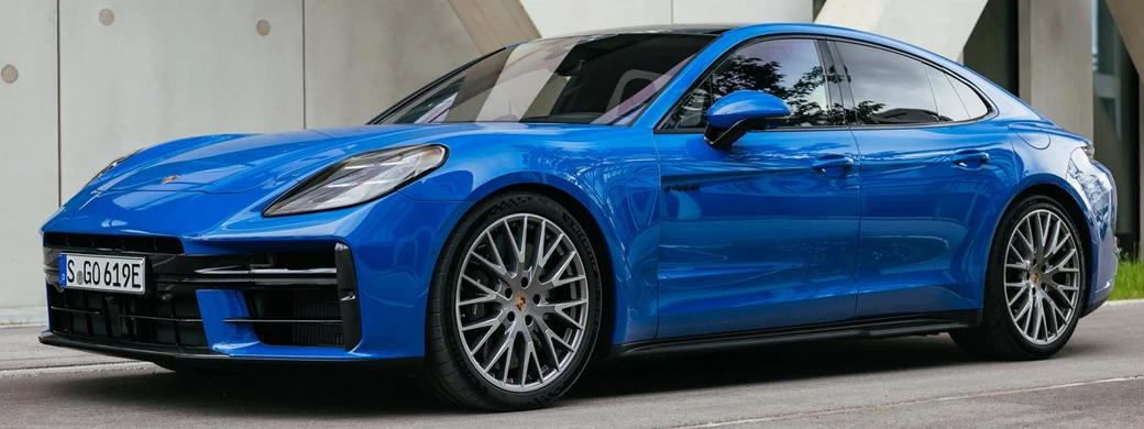 Cars desktop wallpapers Porsche Panamera 4S E-Hybrid (Lugano Blue) - 2024 - Car wallpapers